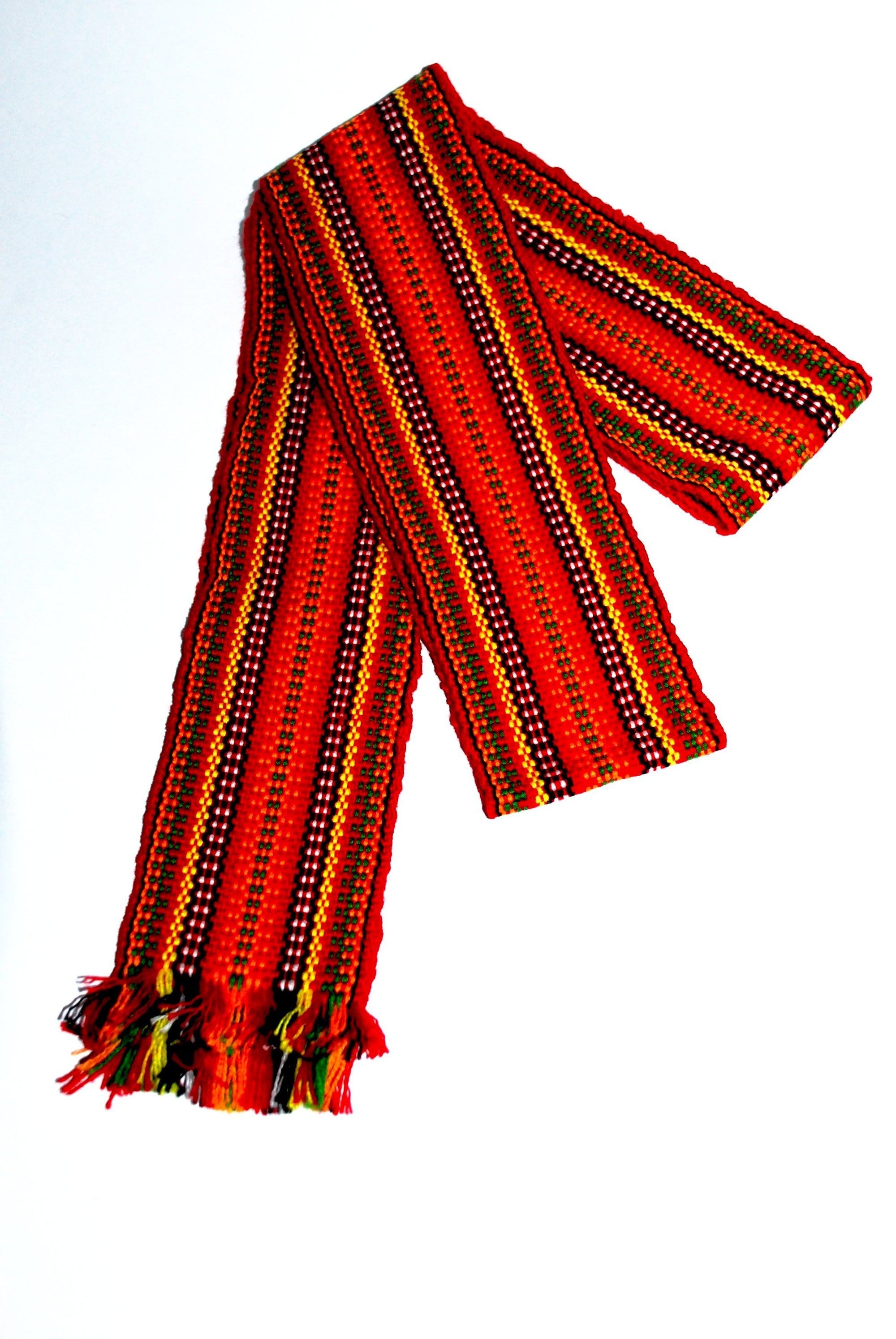 Ukrainian belt "Krayka" muticolor. Large