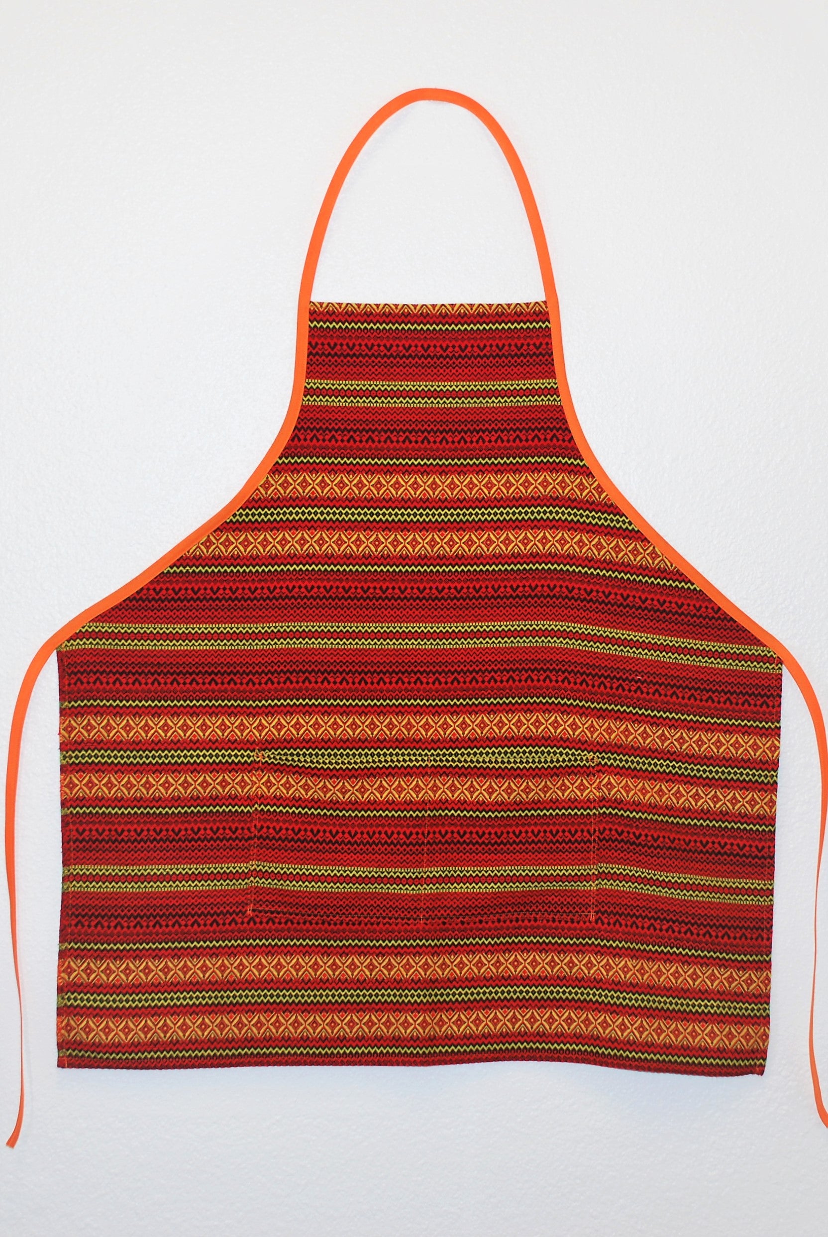 Deluxe apron "Vintage" orange